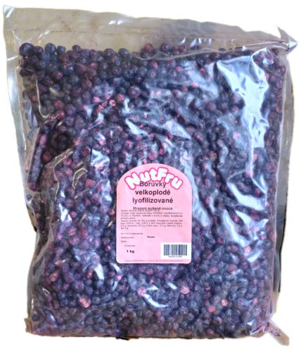 Paleolit Liofilizált kék áfonya 1kg szemek lédig Blueberries freeze-dried