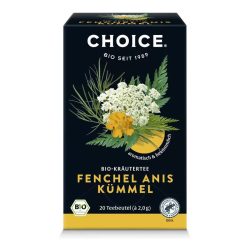   BIO CHOICE® Gyógynövénytea édesköménnyel és ánizzsal 40g Fenchel anis kümmel