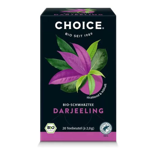 BIO CHOICE® Darjeeling fekete tea 40g 20 filter