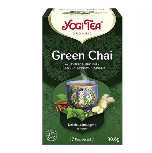 BIO Zöld chai tea 17x1,8g Yogi Green Chai