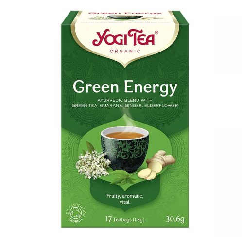BIO Zöld tea energizáló 17x1,8g Yogi Green Energy