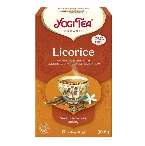 BIO Édesgyökér tea 17x1,8g Yogi Licorice