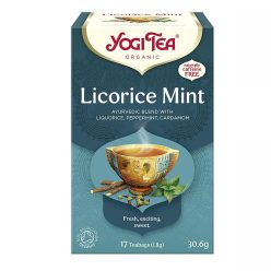 BIO Édesgyökér tea mentával 17x1,8g Yogi Licorice Mint
