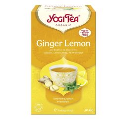 BIO Citromos gyömbér tea 17x1,8g Yogi Ginger Lemon