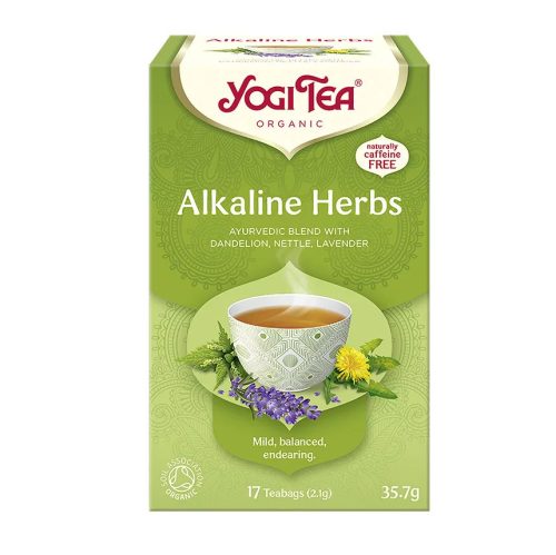 BIO Lúgosító tea 17x2g Yogi Alkaline Herbs