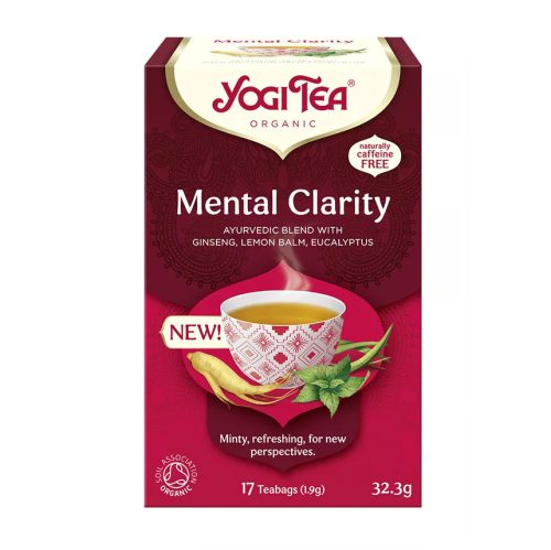 BIO Friss elme tea 17x1,9g Yogi Mental Clarity
