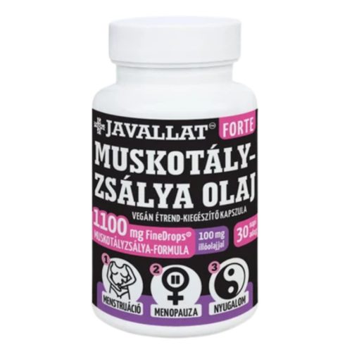 JAVALLAT Forte Muskotályzsálya olaj 60db