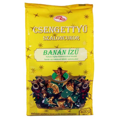 Csengettyű banánízű krémes szaloncukor 400 g