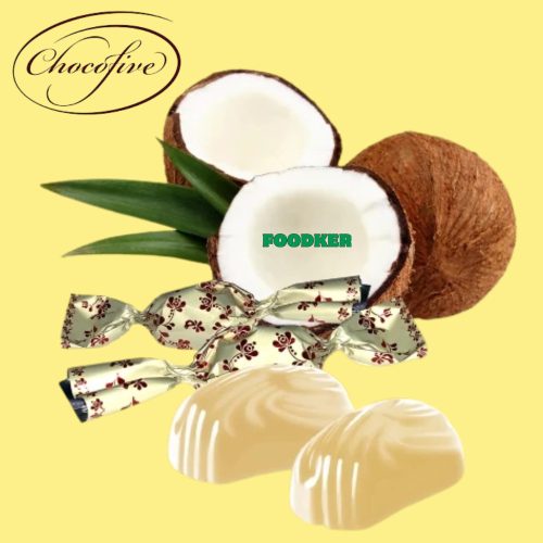 CHOCOFIVE lédig prémium kókusz-mandula szaloncukor 0,25 kg