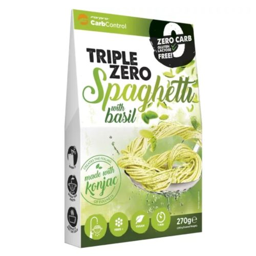 Triple Zero Bazsalikomos spagetti konjac tészta 270g