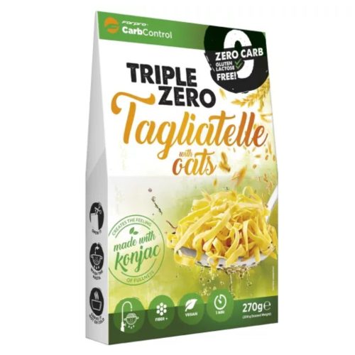 Triple Zero Szélesmetélt zabbal konjac tészta 270g