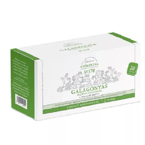 Györgytea Galagonyás filteres 20x1,3g teakeverék, a vérnyomás barátja No.370
