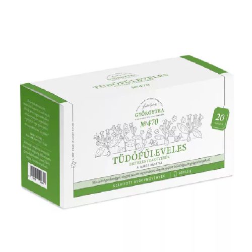 Györgytea Tüdőfűleveles filteres 20x1,3g teakeverék, a torok barátja No.470