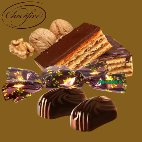 CHOCOFIVE lédig prémium mézes-diós-vaníliás szaloncukor 0,25 kg