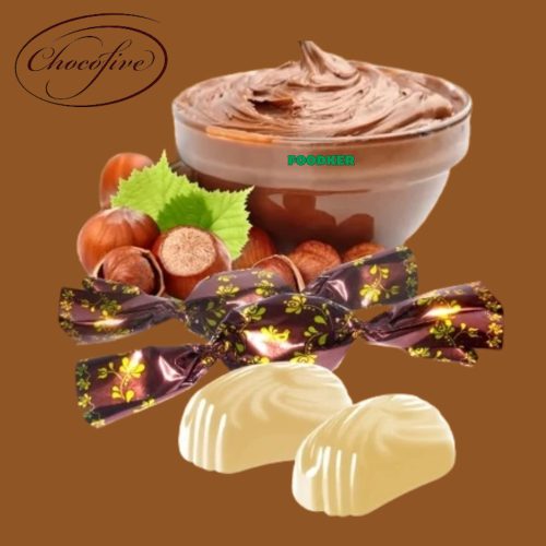 CHOCOFIVE lédig mogyorókrémes szaloncukor 0,5 kg