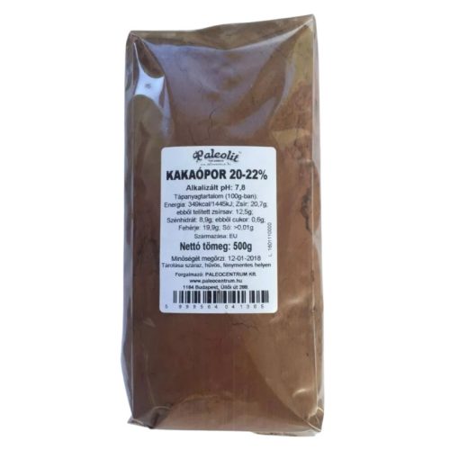 Paleolit Kakaópor 20-22% Alkalizált 500g holland típusú