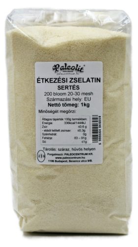 Paleolit Zselatin étkezési, sertés 1kg 180 Bloom