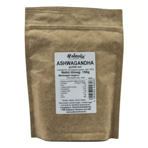 Paleolit Ashwagandha gyökér por 150g organikus