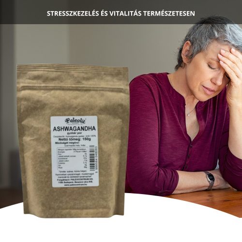 Paleolit Ashwagandha gyökér por 150g organikus