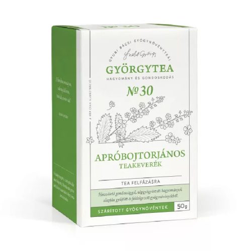 Györgytea Apróbojtorjános 50g teakeverék felfázásra No.30