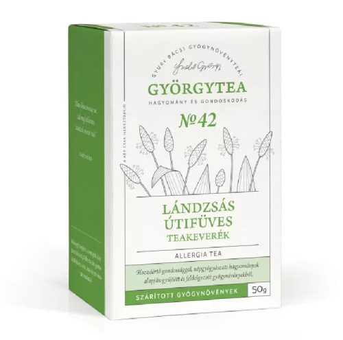 Györgytea Lándzsás útifüves 50g teakeverék, Allergia tea No.42