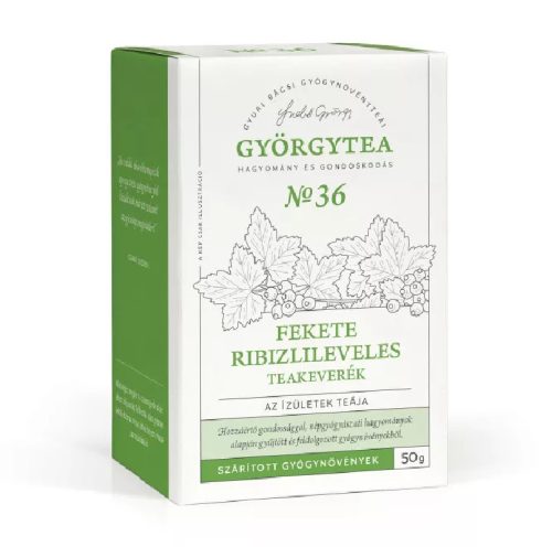 Györgytea Fekete ribizlileveles 50g teakeverék Az ízületek teája