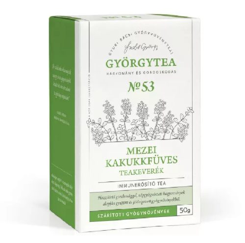 Györgytea Mezei kakukkfüves 50g teakeverék Immunerősítő tea No.53