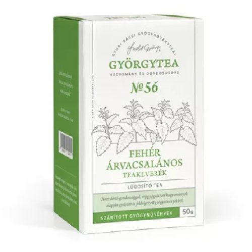 Györgytea Fehér árvacsalános 50g teakeverék Lúgosító tea No.56