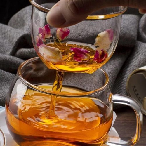 Györgytea Üvegszűrős csésze 350ml