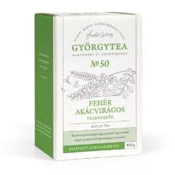   Györgytea Fehér akácvirágos 100g teakeverék Reflux tea No.50