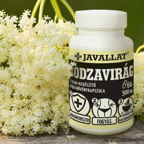 JAVALLAT Bodzavirág kapszula 60 db 