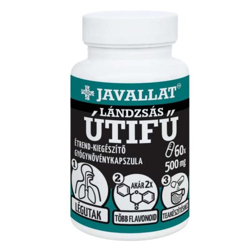 JAVALLAT Lándzsás Útifű kapszula 60 db