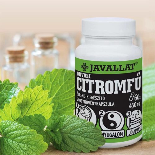 JAVALLAT Citromfű Orvosi kapszula 60 db 