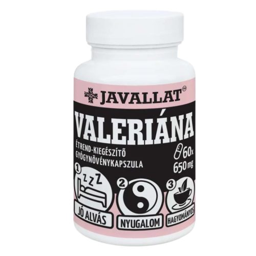 JAVALLAT Valeriána kapszula 60 db 