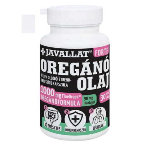 JAVALLAT Forte Oregánó olaj 60db