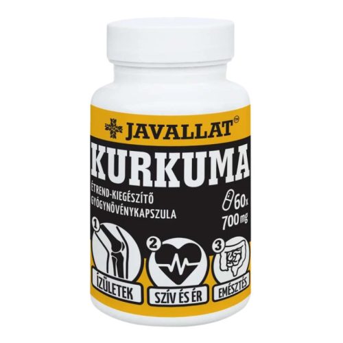 JAVALLAT Kurkuma kapszula 60 db 