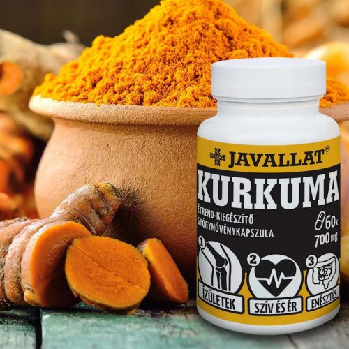 JAVALLAT Kurkuma kapszula 60 db 