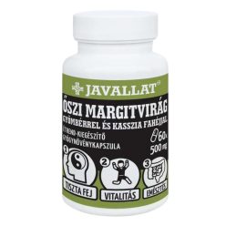   JAVALLAT Őszi margitvirág gyömbérrel és kasszia fahéjjal kapszula - 60db 