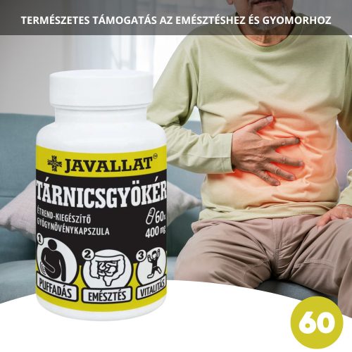JAVALLAT Sárga Tárnicsgyökér kapszula 60 db 