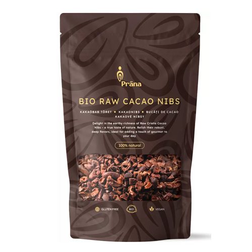 Prana Bio Nyers Kakaóbab töret 125g Raw Cacao Nibs