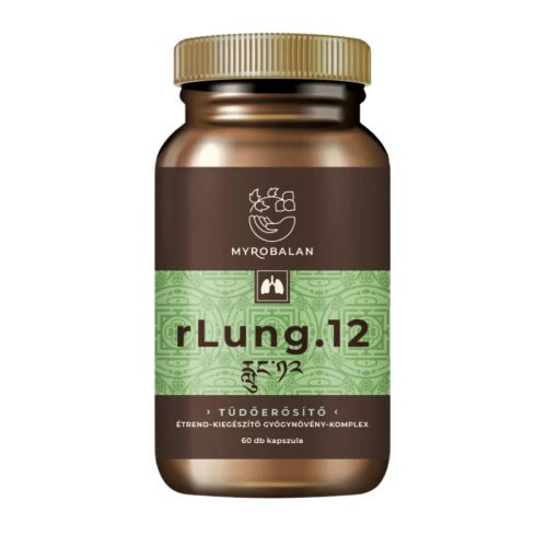 Myrobalan rLung.12 tüdőerősítő 60db gyógynövény komplex kapszula