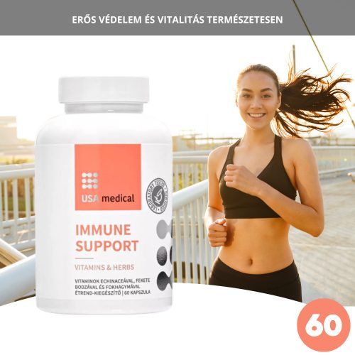 USA medical Immunerősítés gyógynövény kivonatokkal és vitaminokkal 60 db