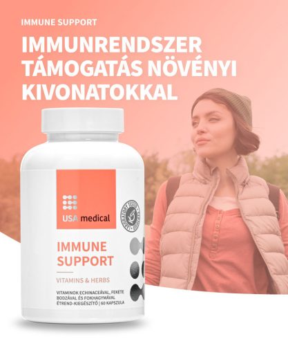 USA medical Immunerősítés gyógynövény kivonatokkal és vitaminokkal 60 db