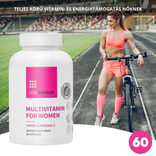 USA medical Női Multivitamin növényi kivonatokkal 60 db