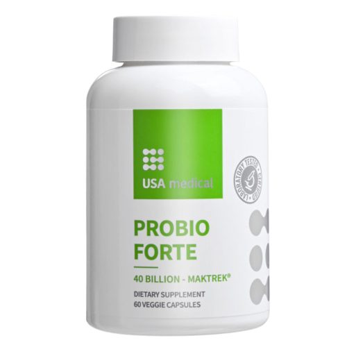 USA medical Bélflóra támogató kapszula PROBIO FORTE 10+ féle baktérium törzzsel 60 db