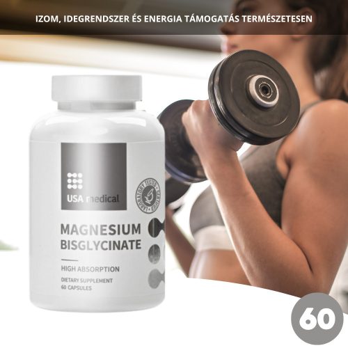 USA medical Magnézium biszglicinát kapszula 60 db