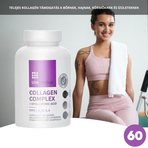 USA medical Kollagén Komplex kapszula 5 kollagén típussal 60 db