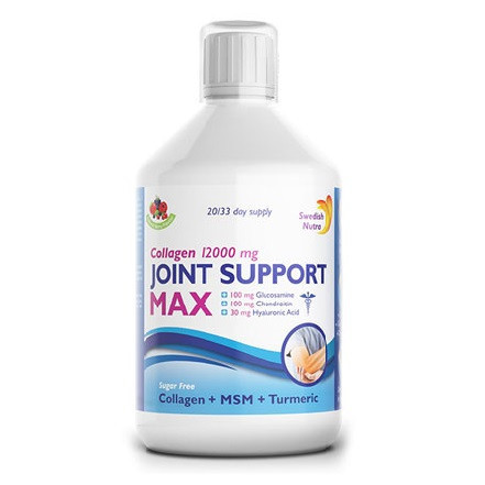 SWEDISH NUTRA JOINT SUPPORT MAX - CUKORMENTES ÍZÜLETVÉDŐ FOLYÉKONY KOLLAGÉN