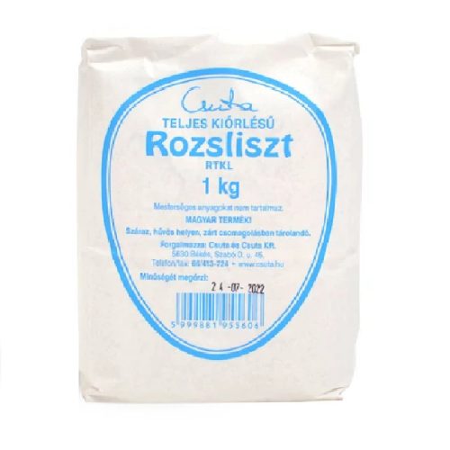Csuta teljes kiőrlésű rozsliszt 1000 g