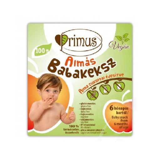 Primus vegán babakeksz almás 100 g